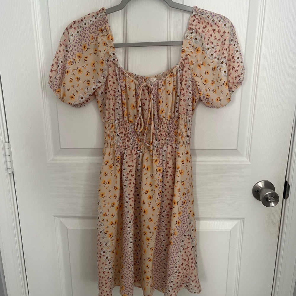 Floral mini dress